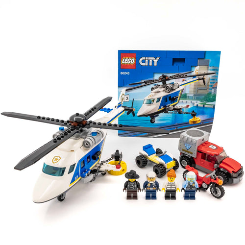 LEGO® 60243 ReGenerat: City - Urmărire cu elicopterul poliției