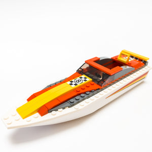 LEGO® 4643 ReGenerat eManual RePopulat: City - Transportator barca de viteza