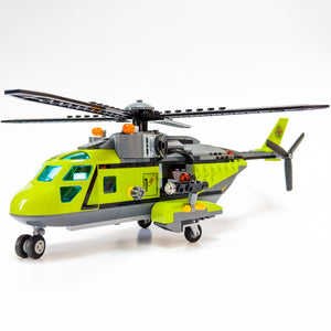 LEGO® 60123 ReGenerat NePopulat: City - Elicopter de aprovizionare la vulcan