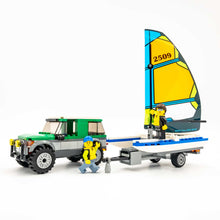Incarca imaginea in Galerie, LEGO® 60149 ReGenerat: City - Mașină 4x4 și catamaran