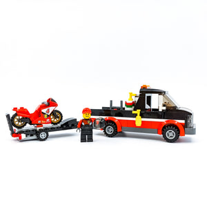LEGO® 60084 ReGenerat: City - Transportor de motociclete de curse