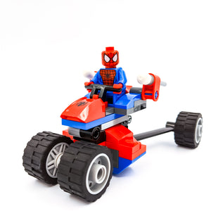 LEGO® 76014 ReGenerat Premium: Super Heroes - Mototriciclu-Paianjen contra Electro