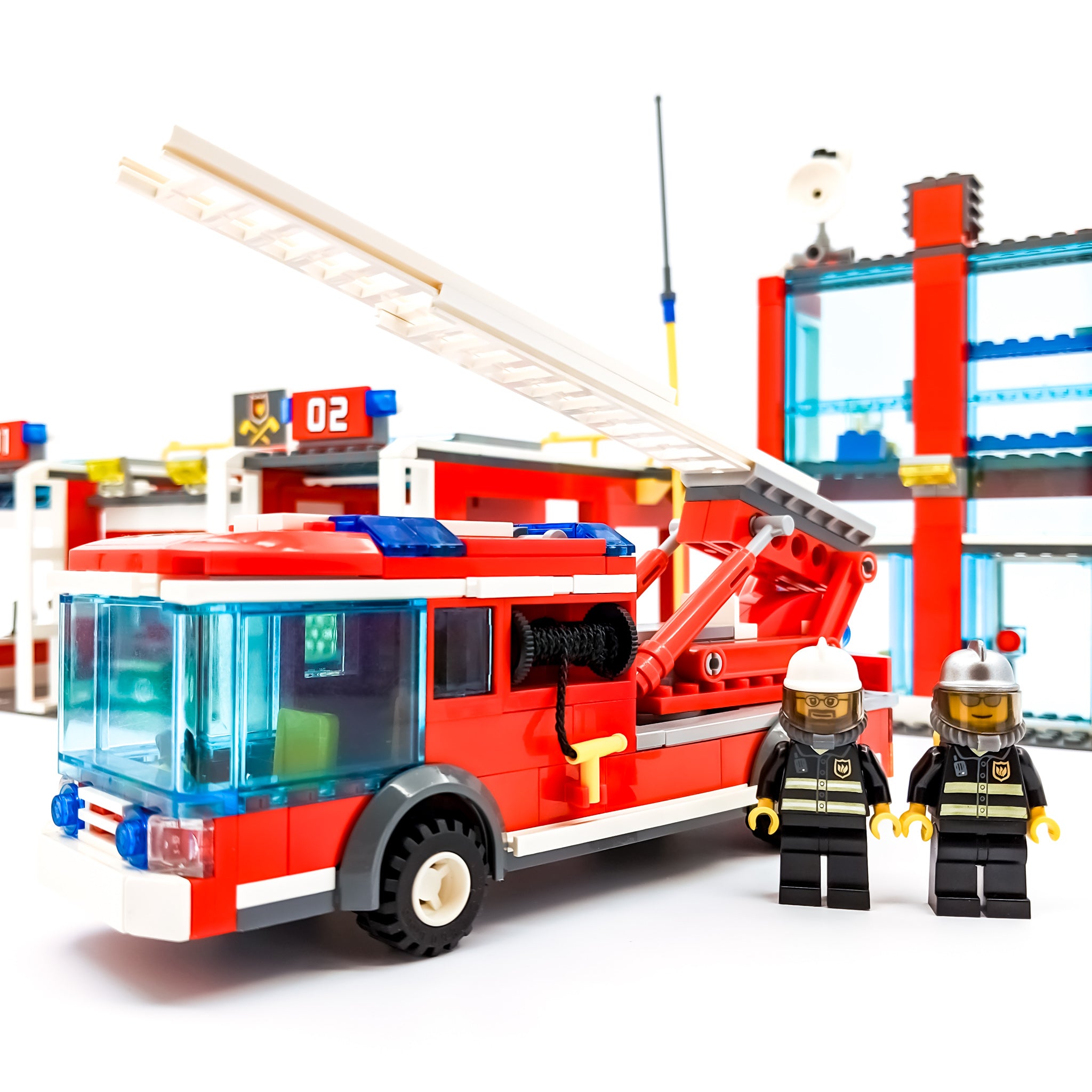 LEGO City 7208 - Caserma dei Pompieri, 5-12 Anni 