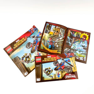 LEGO® 76016 ReGenerat: Super Heroes - Salvarea cu Elicopterul Omului Paianjen
