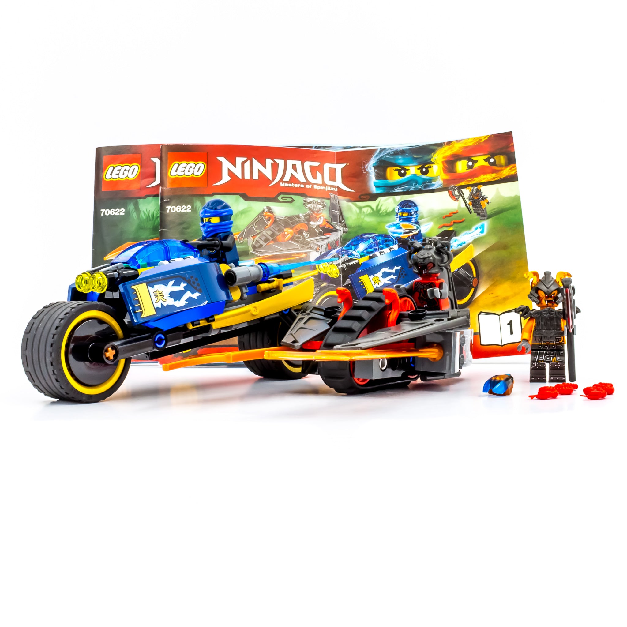 LEGO® 70622 ReGenerat Premium: Ninjago™ Motocicleta Fulger a lui
